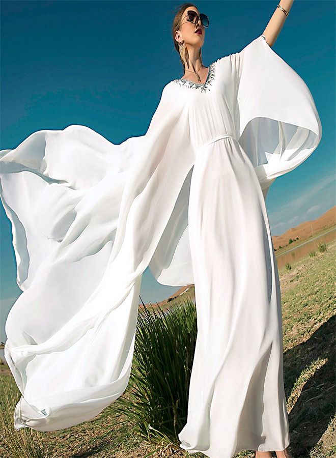 Loquat Fashion Characteristic Dress White  - Image 2