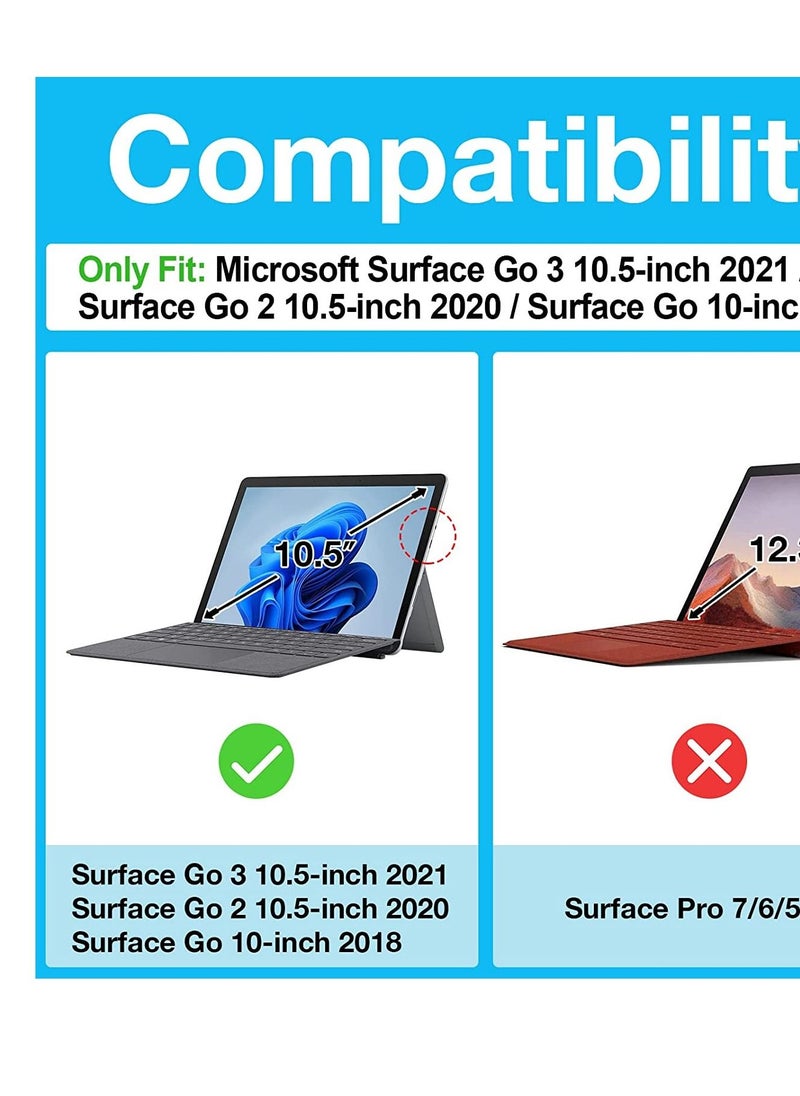 Generic - (عبوة من قطعتين) واقي شاشة من الزجاج المقوى متوافق مع Microsoft Surface Go 4 (2023)/Surface Go 3 (2021)، Surface GO 2 (2020)، Surface Go (2018) - Image 1