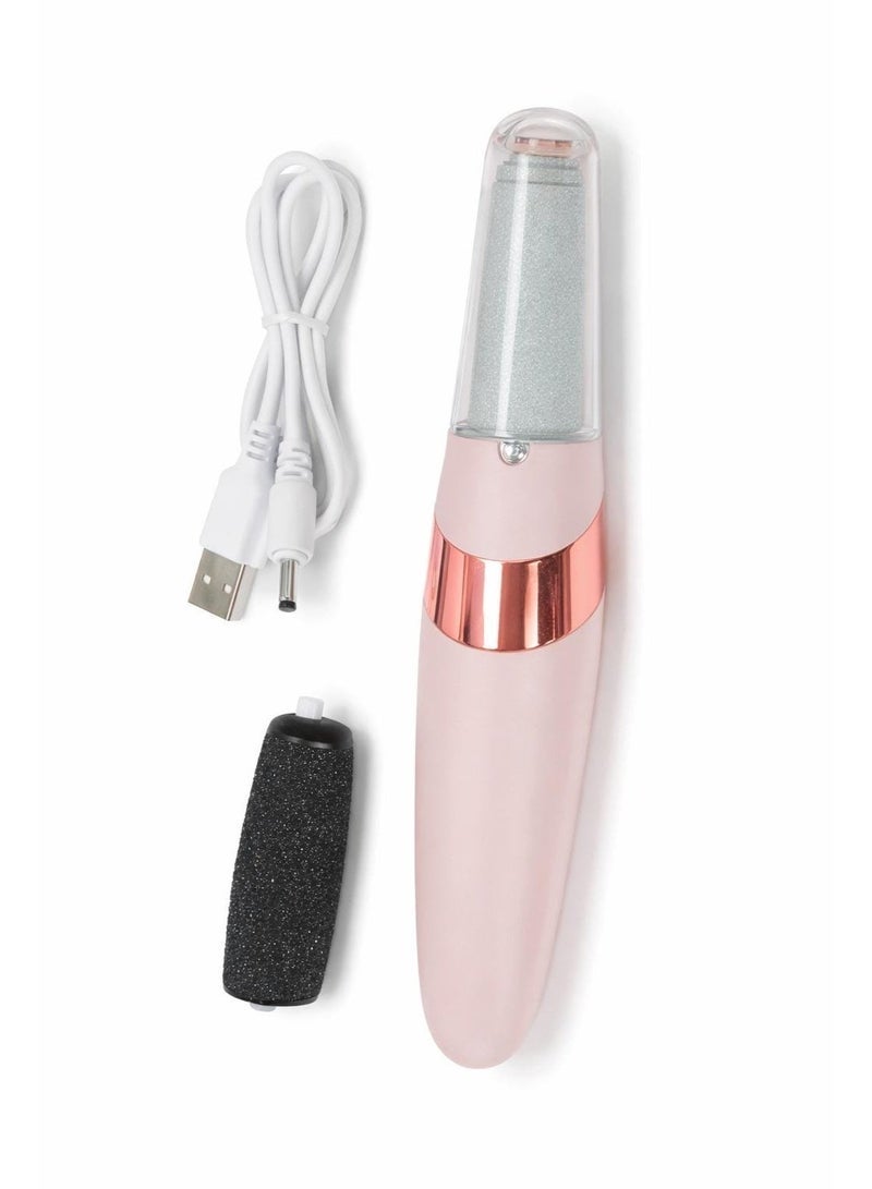 Electric pedicure device for foot care, double-headed foot file, dead skin remover, foot scrubber and foot care device - Image 1