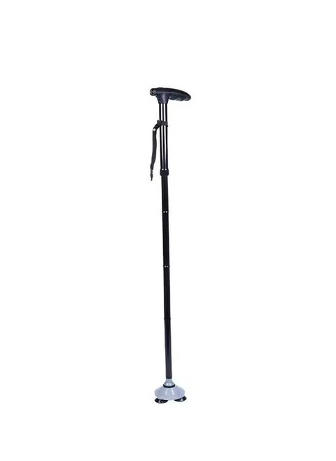 عكاز عصا للمشي قابل للطي مزود بمصباح LED