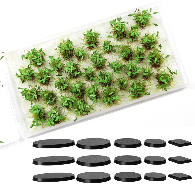 Evemodel Miniature Vegetation Artificial Flower Cluster with Model Bases War Game Lowland Scenery (D) - Image 2
