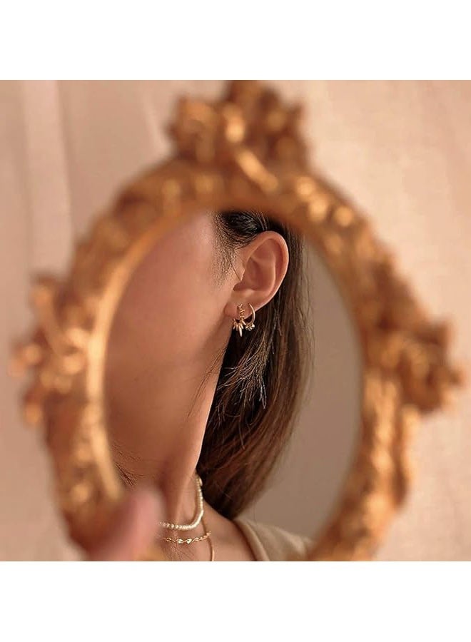 Mevecco Women Huggie Earrings Gold Hoop 14K Gold Filled Small Simple Handmade Hypoallergenic Everyday Jewelry - Image 2