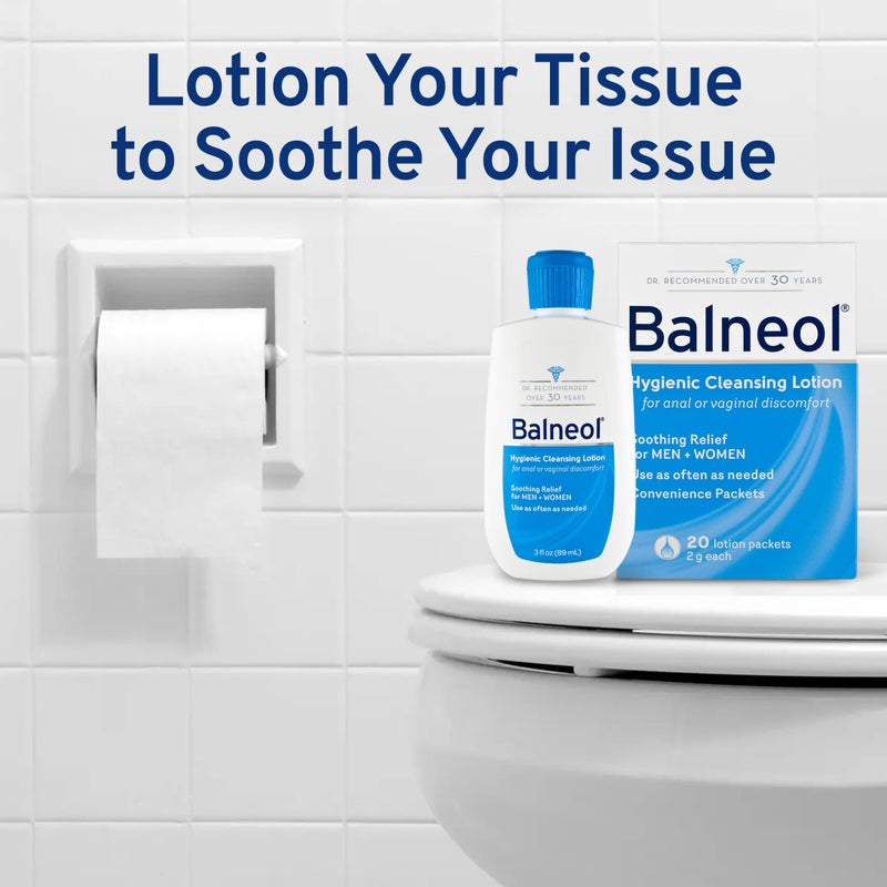 Balneol Hygienic Cleansing Lotion for Women and Men, Soothing Relief to Help With Pain Relief, Itch Relief, and Discomfort for Sensitive Areas, Made in USA, 3 oz - Image 4