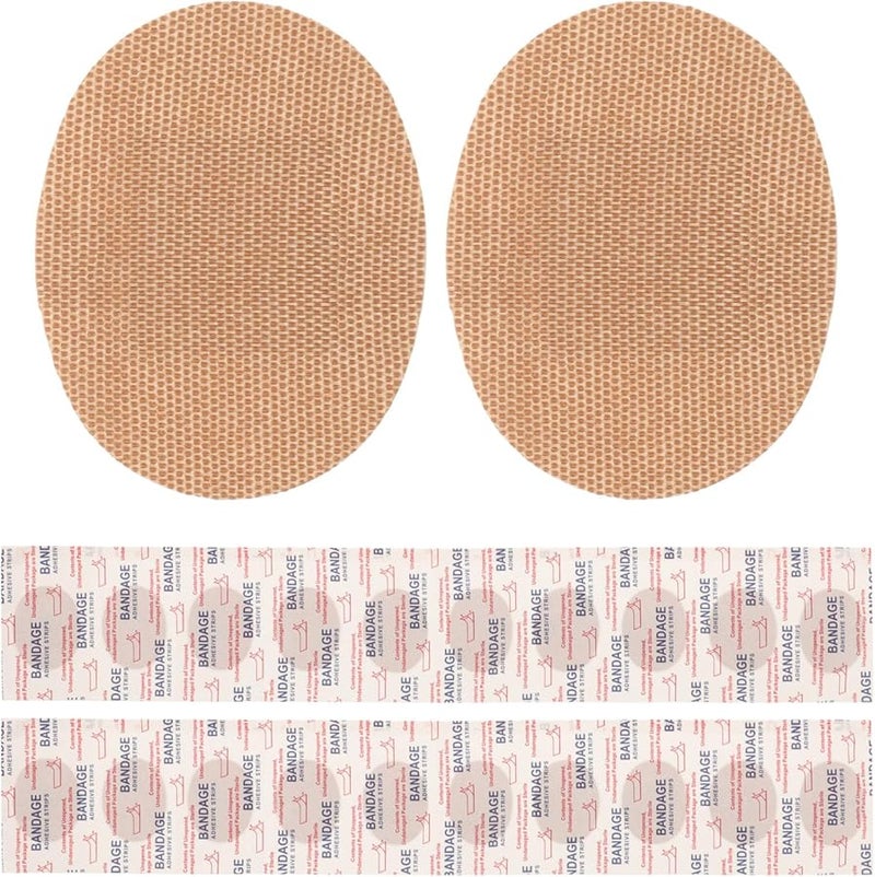 50 قطعة من الضمادات القماشية المرنة القابلة للتنفس والواقيات اللاصقة للجروح لأطراف الأصابع - Image 1