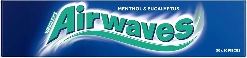 Airwaves Menthol & Eucalyptus Sugar Free Gum - Box of 30 - Image 3