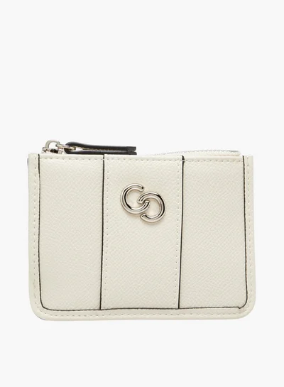 Celeste Solid Wallet with Zip Closure