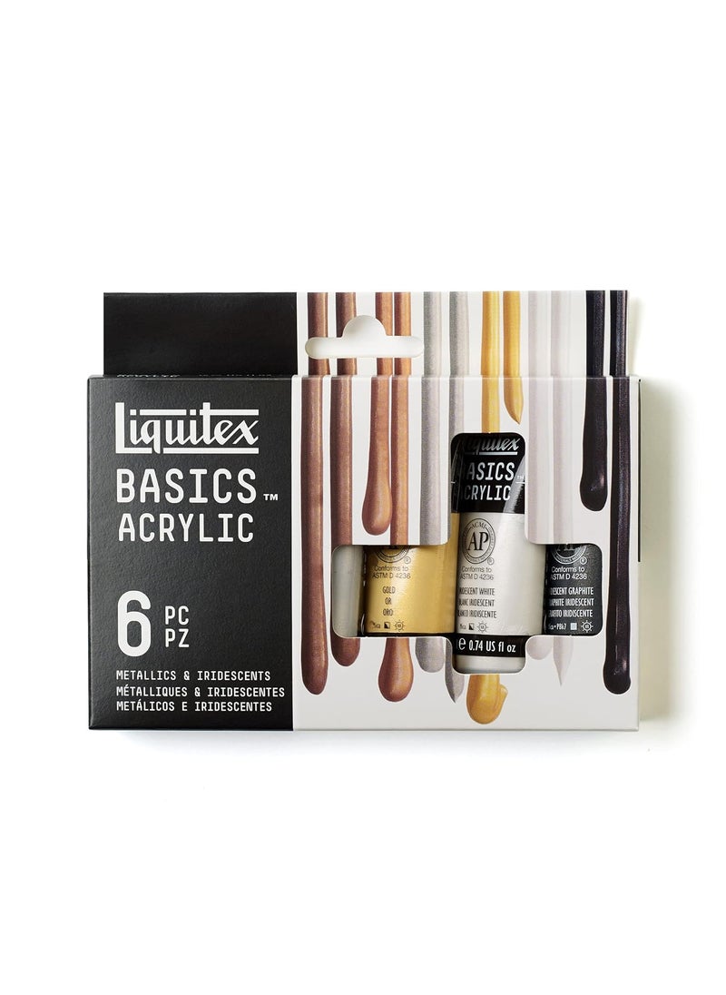 Liquitex Liquitex 3699345 Acrylic Paint, Multicolour Metallic Finish 22ml  - Image 1