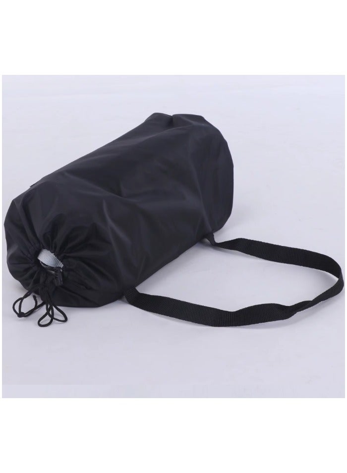 Baby Seat Booster High Chair, Space Saver High Chair, Portable High Chair, Folding Booster Feeding Chair, with Travel Bag (Black) 1-2 YEARS - Image 4