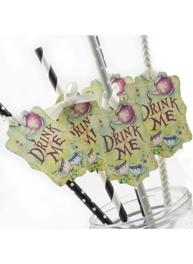 Summer-Ray.com Summer-Ray 50pcs Alice in The Wonderland Theme Gift Tags Favor Tags (Eat Me) - Image 4