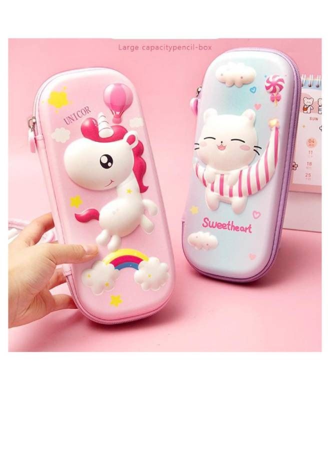 Kutis Cute Large Capacity Multifunctional Pencil Case  - Image 3