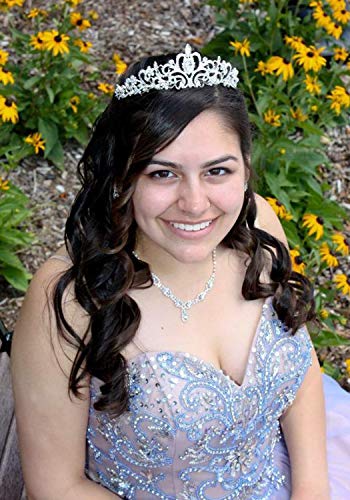 COCIDE Tiara Crystal Crowns Rhinestone Crown Bride Bridal Wedding Birthday Party for Women - Image 2