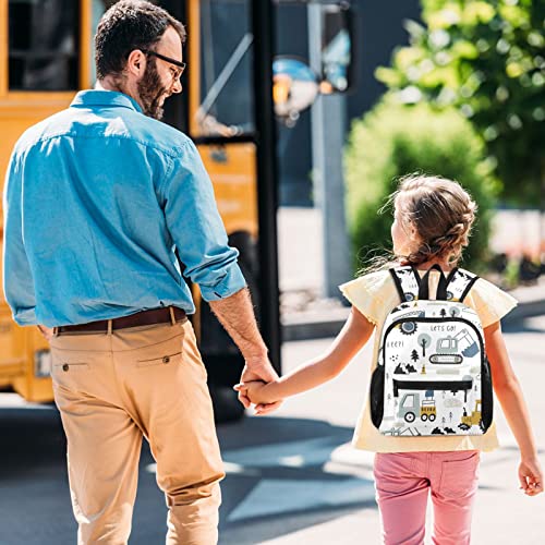 Bolaz Kids Backpack for boys Childish Truck Excavator Toddler Bags Children Preschool Kindergarten Small Chest Strap 3-8 Years Old - Image 5