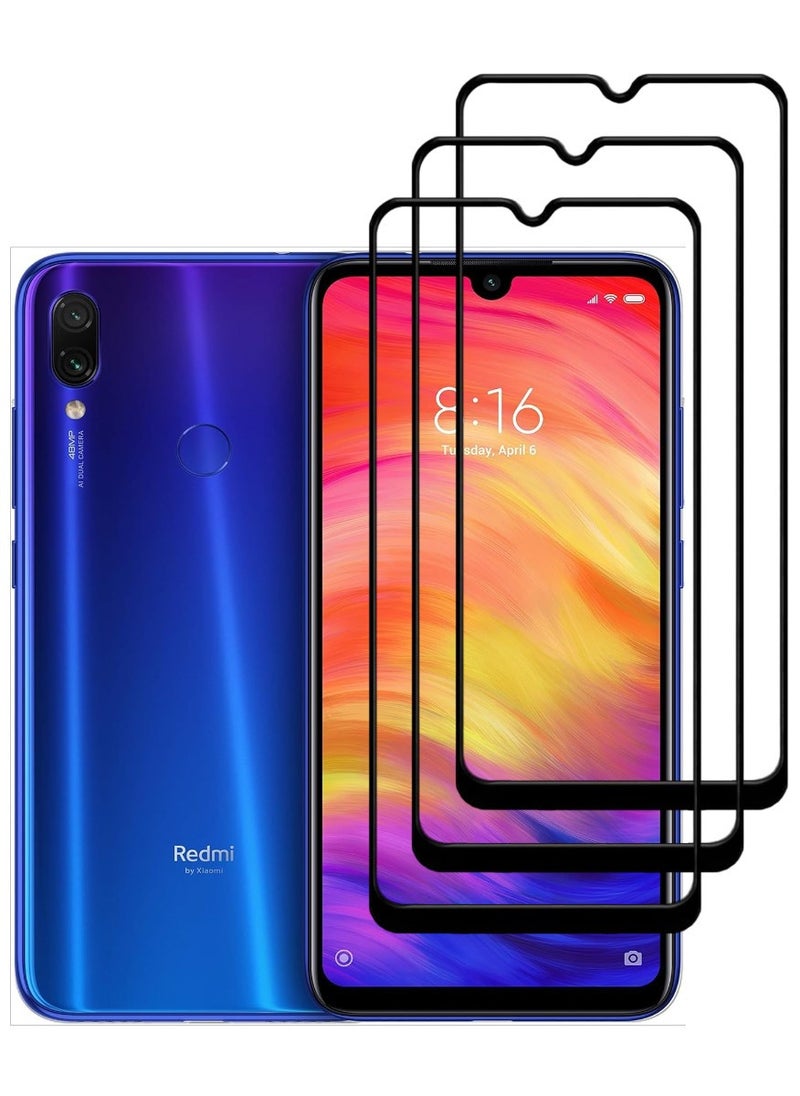 ACLIX 3 Pieces Antistatic ESD Dustproof Premium Quality High Definition Tempered Glass Screen Protector Designed For Xiaomi Redmi Note 7 - Image 1
