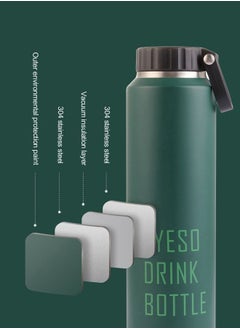 TYESO Outdoor Travel Cup Drinking Stainless Steel Vacuum Flask Sport Bottle 304 Stainless Steel  - Image 4
