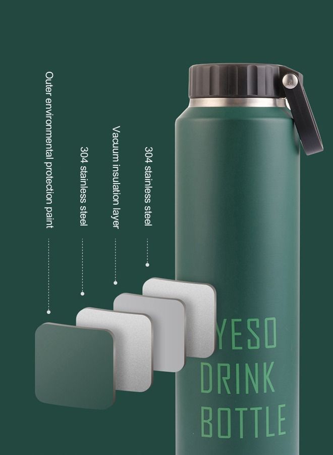 TYESO Outdoor Travel Cup Drinking Stainless Steel Vacuum Flask Sport Bottle 304 Stainless Steel - Image 4