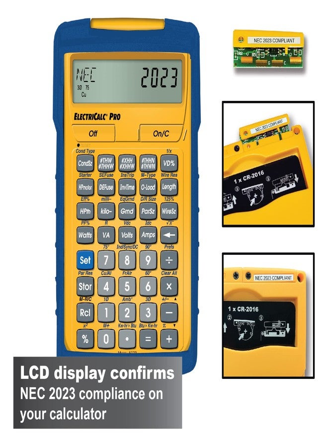 Calculated Industries 5073-2023 ElectriCalc Pro 2023 NEC Upgrade Kit - Image 2