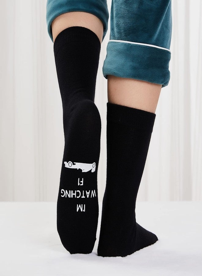 Udobuy Do Not Disturb I'm Watching F1. Racing Car/Sports Car Novelty Socks, Birthday Gift, Sports gift,Gift for Family Friend.Men Women Socks … - Image 4