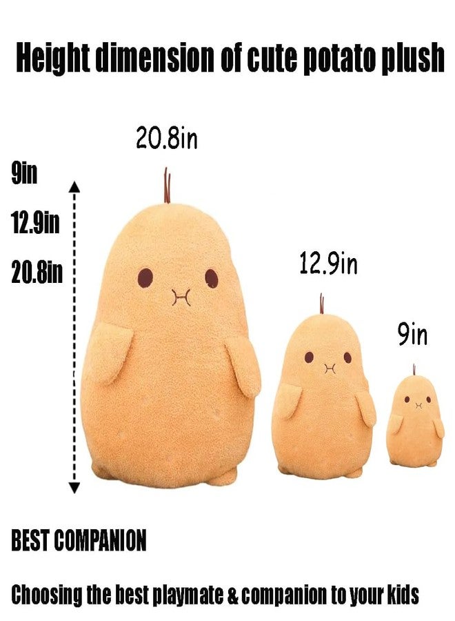 Labauxite Cute Potato Plush Toy Kawaii Potato Stuffed Doll Soft Stuffed Food Potato Plushie Pillow Toys Doll Kids Gifts (12.9in) - Image 2