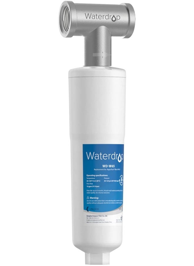 Waterdrop Waterdrop AP431 AP430SS Whole House Scale Inhibitor Filter, Heater Softener System, Prevent Scale Build Up On Hot Water Heaters, Pipes and Boilers  - Image 1