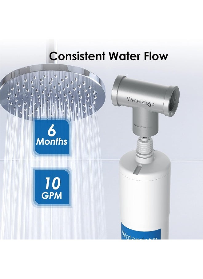 Waterdrop - Waterdrop AP431 AP430SS Whole House Scale Inhibitor Filter, Heater Softener System, Prevent Scale Build Up On Hot Water Heaters, Pipes and Boilers - Image 1