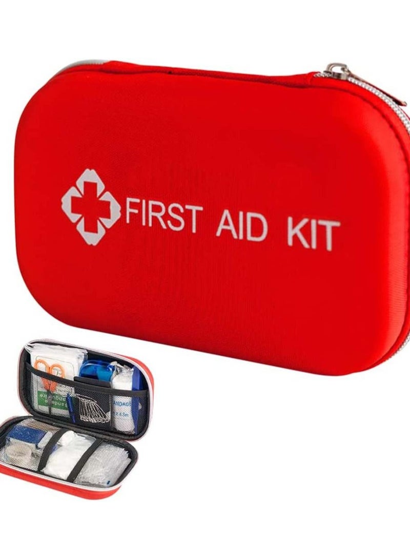 SYOSI First Aid Kit Medicine Rescue Bag Medical Kit Survival Emergency Bag Compact First Aid Kit Small Medical Emergency Survival Kit with Storage Bag for Home Boat Travel Family Car Office 177Pcs  - Image 1
