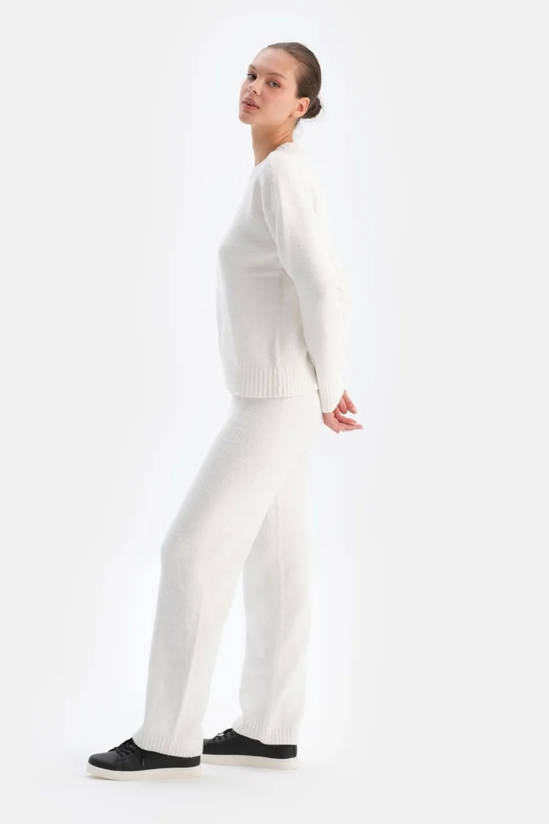 داجي White Fleece Trousers