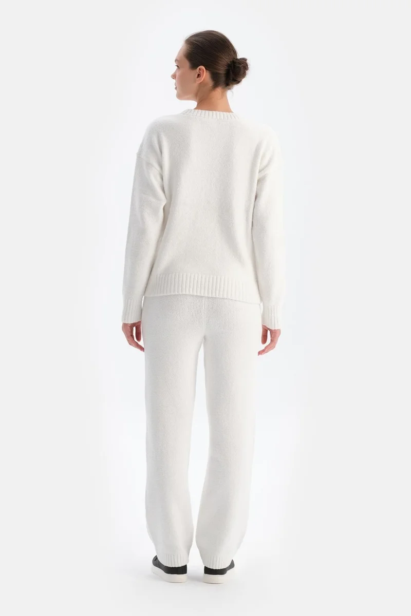 داجي White Fleece Trousers