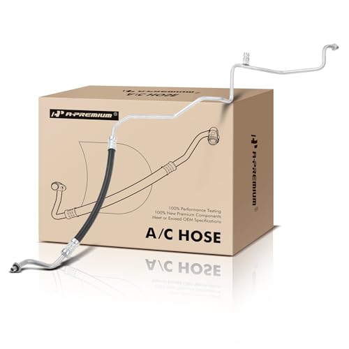 A-Premium A/C Liquid Line Hose Assembly Compatible with Chevrolet Silverado 1500 2014-2018, Cheyenne 2014, GMC Sierra 1500 2014-2018, Condenser to Evap, Without Orifice Tube - Image 1