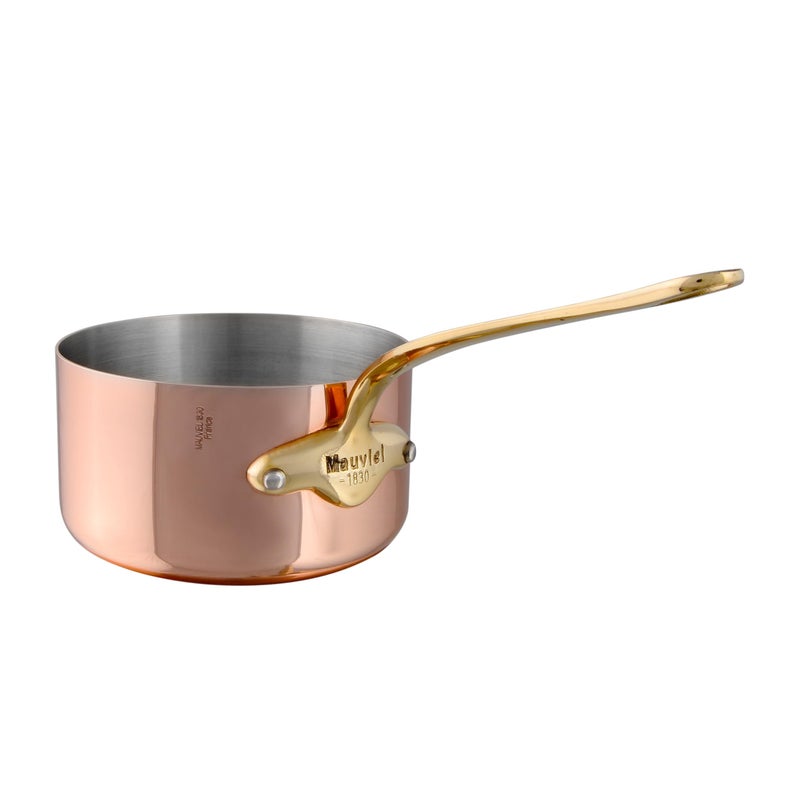 Mauviel Mauviel MHeritage 150 B Copper Sauce Pan With Brass Handle 28Qt 