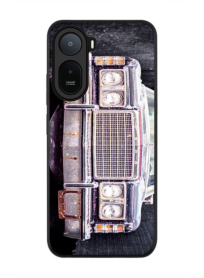 Stylizedd Rugged Case for Xiaomi Redmi A7 Pro 4G / Poco C81 / Poco C81 Pro / Poco C85x 5G- Slim Fit Hybrid Rubber Cover Old Ford