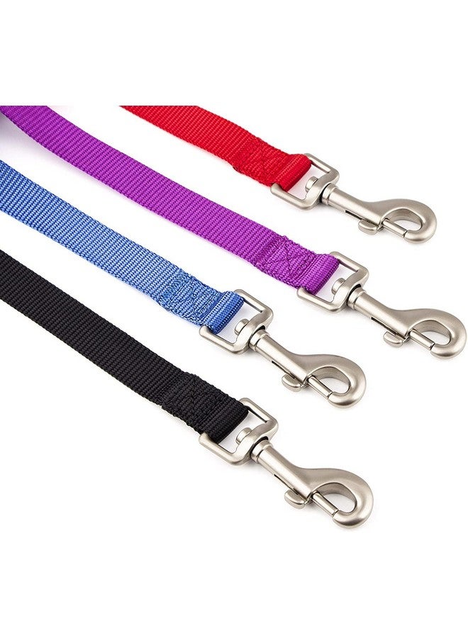 Classic Nylon Dog Collar And Leash Set, Adjustable Collar Leash Set Buckle Safety For Small Medium Dogs Walking Running Training 15 Mm (Black) (15Mm (Black Color)) - Image 5