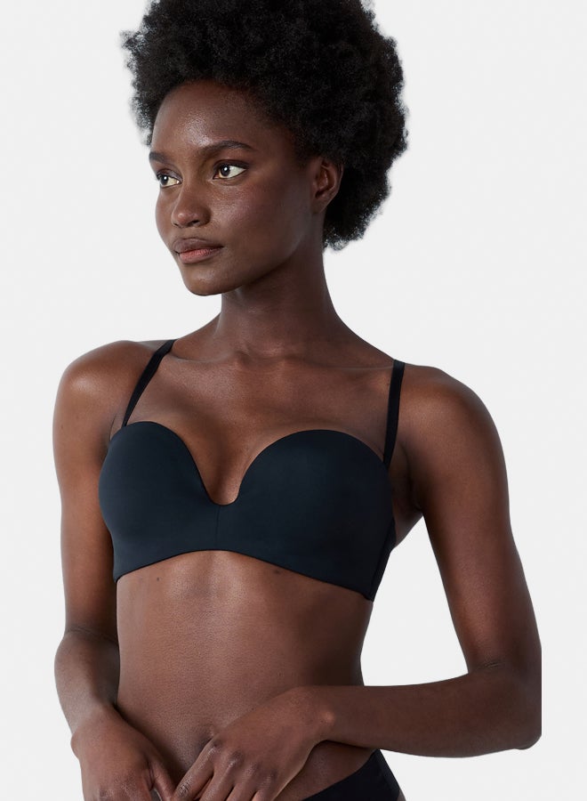 Etam Microfiber Push-Up Strapless Bra - Image 1