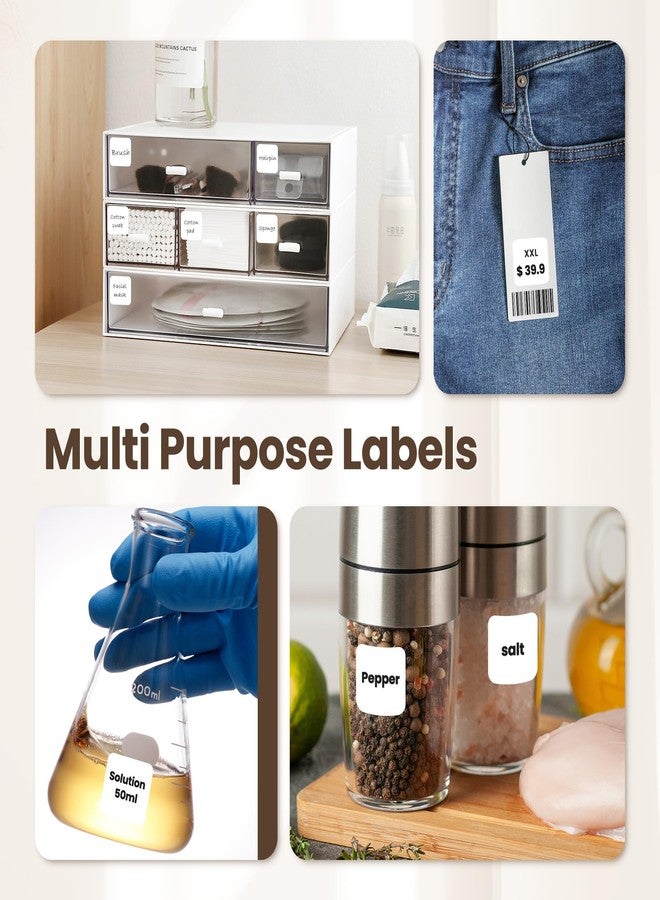 LotFancy 1” x 1” Direct Thermal Labels, Shipping Label Replacement for DYMO 30332, (12 Rolls /750 Label), Multipurpose Labels Compatible with Labelwriter 4XL, 450 Turbo, Desktop Printers - Image 4