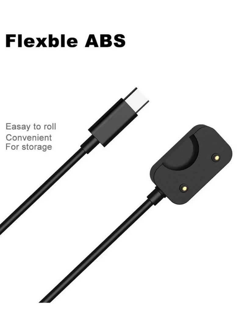 1PCS كابل شحن مغناطيسي من نوع-C 5V 1000MA شاحن سريع مع وصلة لتوصيله بملحقات Samsung Galaxy Fit3 R390، متين بطول 1 متر - Image 5