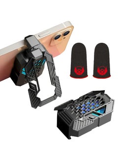 Generic Mobile Phone Cooling Bracket For Gaming With Stand L06 With Pair Of Finger Sleeve  - Image 1