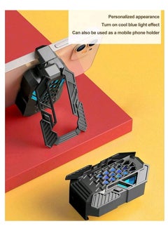 Generic Mobile Phone Cooling Bracket For Gaming With Stand L06 With Pair Of Finger Sleeve  - Image 5
