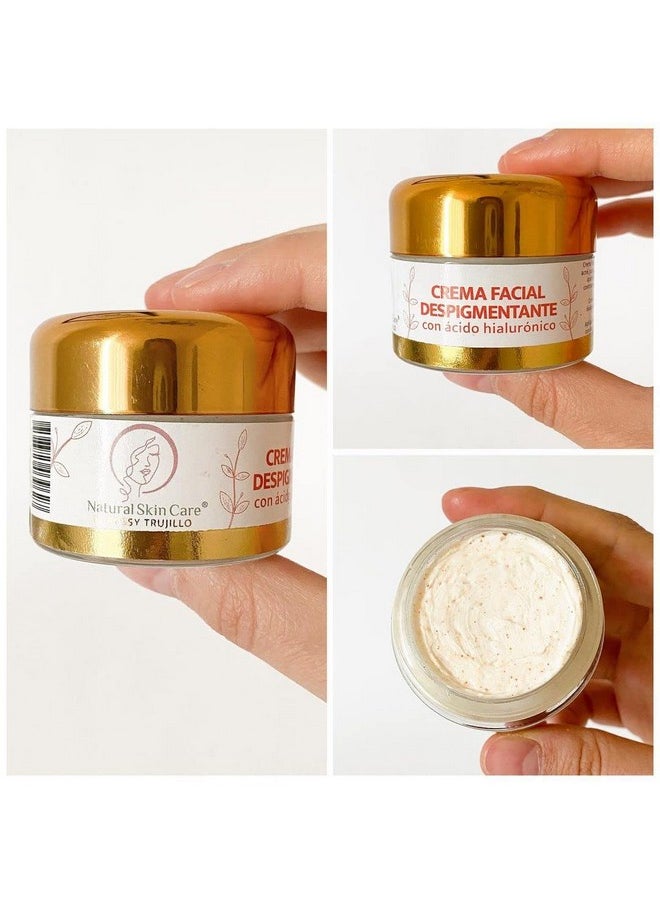 Rossy Trujillo Ossy Trujillo Facial Cream Despigmentante With Hyaluronic Acid Zinc & Vitamin C Fade Sun Spots Crueltyfree 1 Fl Oz  - Image 2