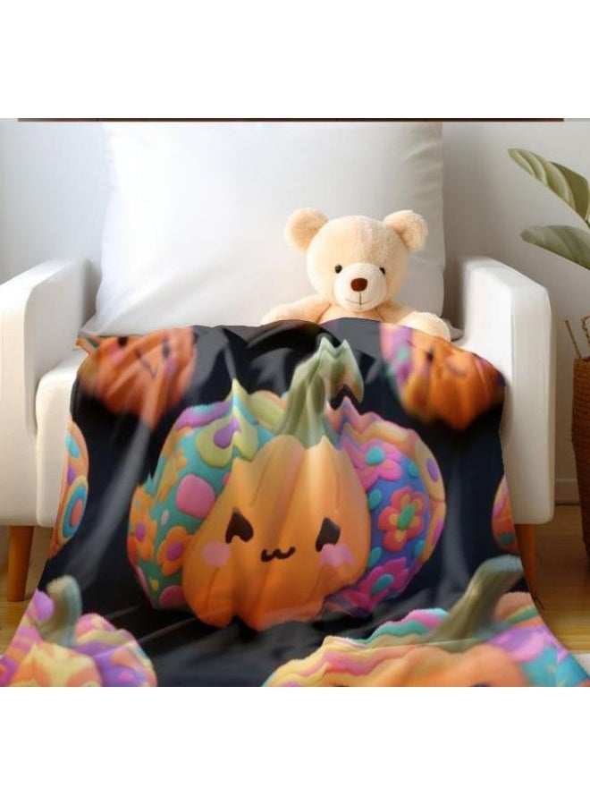 عام بطانية رقيقة من الفانيلا الكرتونية للأطفال أو الطلاب (دافئة ومريحة ومناسبة للنوم والألعاب) 100 سم * 150 سم - Image 1