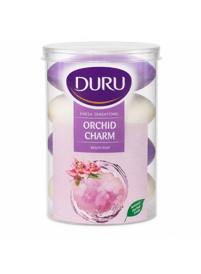 Duru Soap Set with Magic Orchid Scent - 4 Pieces - Image 1
