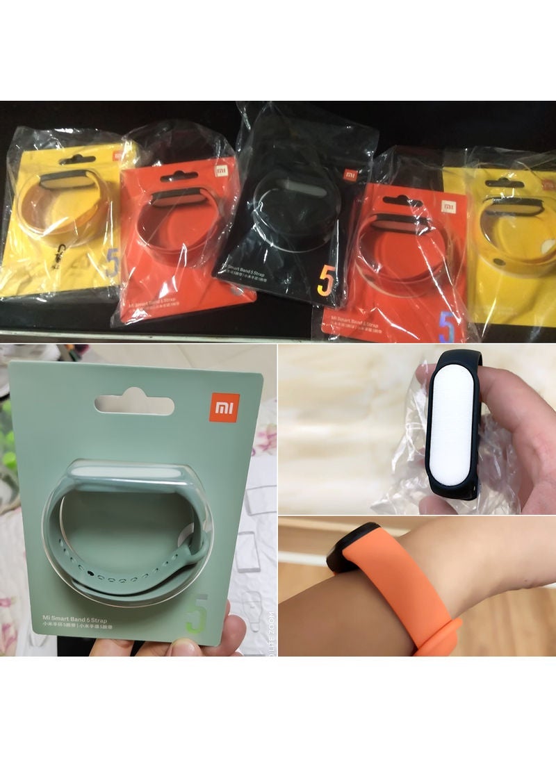 NIBEMINENT 5 Strap Wristband Bracelet Yellow - Image 3