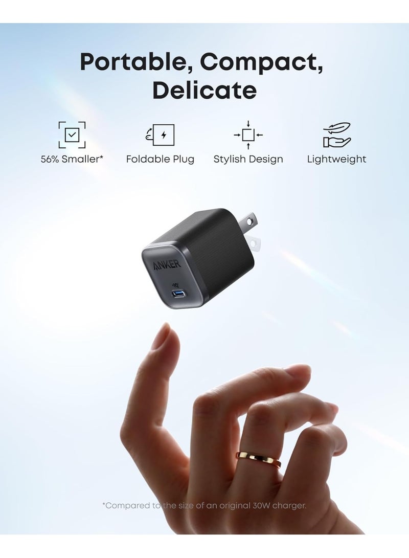 Anker Nano 45W USB C Charger Block Fast Charging Compact Foldable Plug A2692 - Image 2