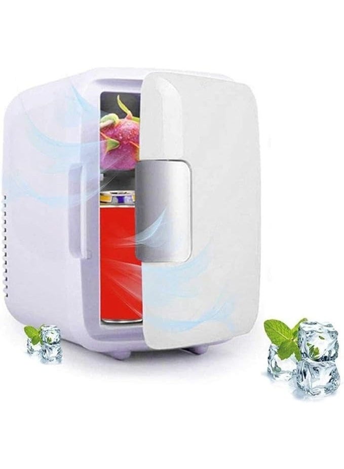 Denx Mini refrigerator suitable for home and car to store hot and cold foods and drinks, 4 liter capacity - Image 2