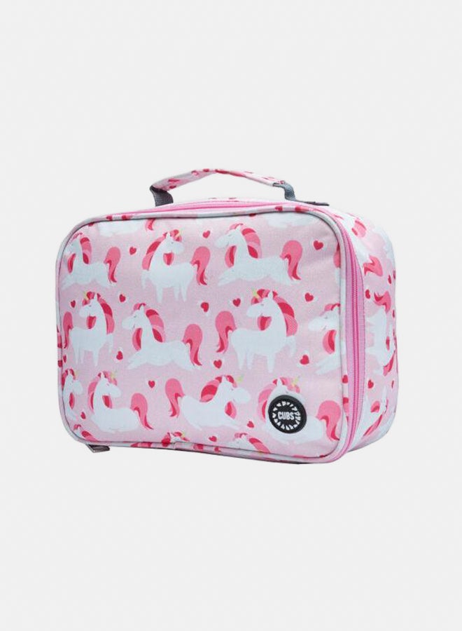CUBS Big & Basic cute pink unicorn Lunch bag - Image 2
