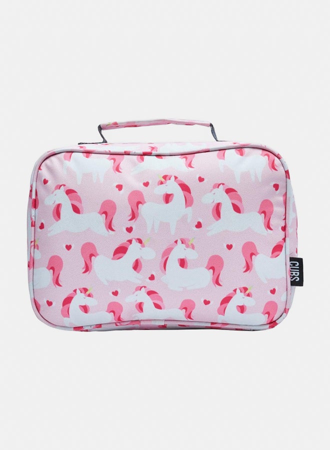 CUBS Big & Basic cute pink unicorn Lunch bag - Image 3