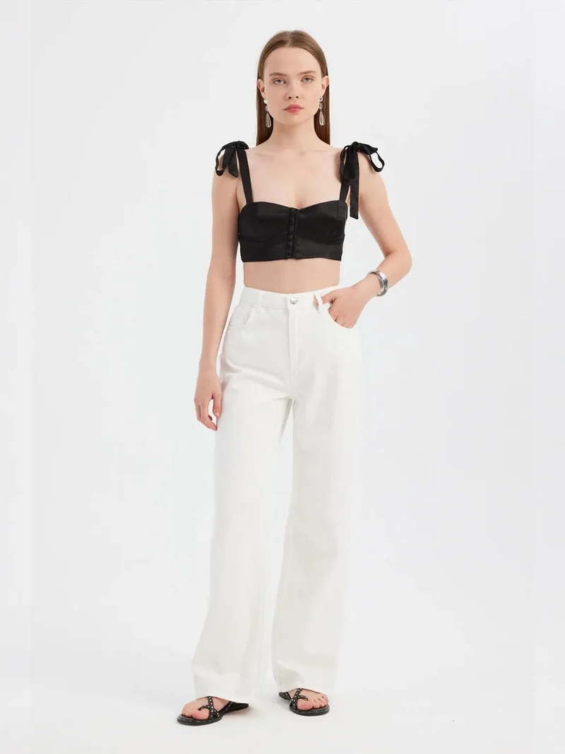 High Waist Wide Leg Jeans