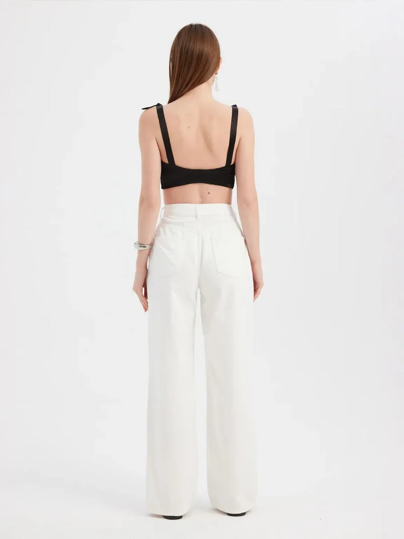 HICCUP High Waist Wide Leg Jeans