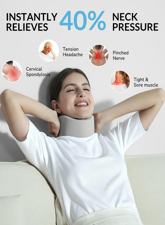 Artelse Ice Silk Neck Brace - Soft, Breathable Cervical Collar for Pain Relief & Posture Correction - Anti-Snoring Support for Comfortable Sleep - Ideal for Office Workers - Image 2
