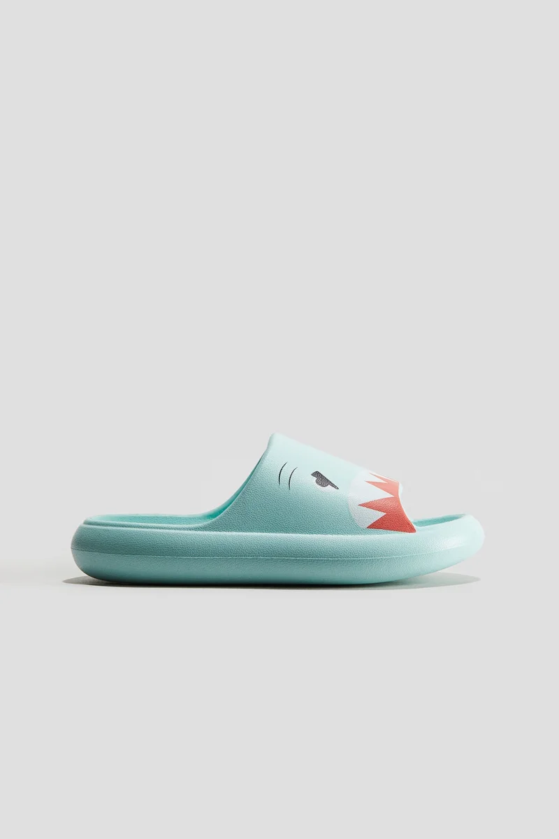 H&M Printed chunky pool slides