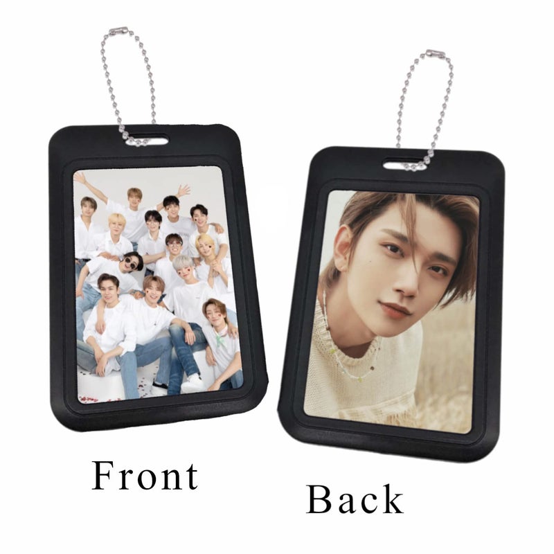 Careflection حامل بطاقة صور Kpop Seventeen مع بطاقة صور مزدوجة مجانية - Image 2