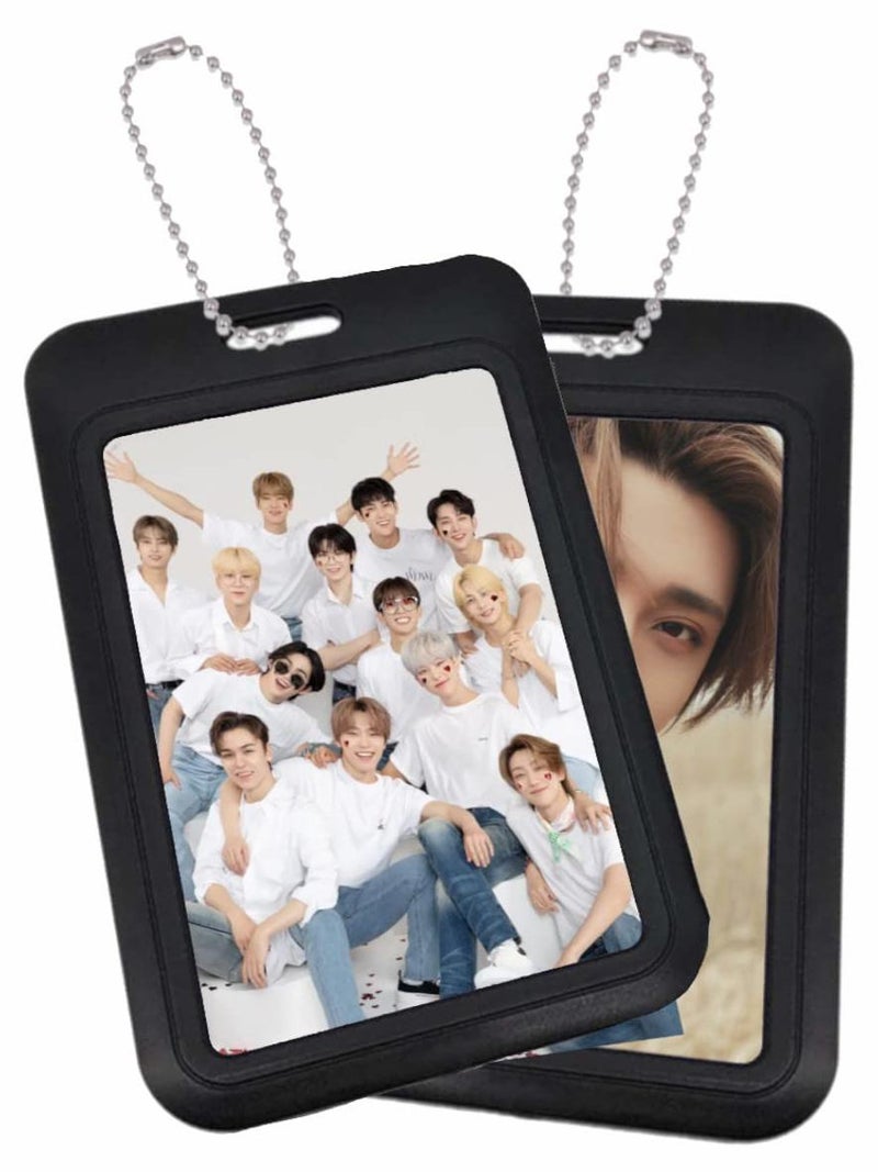 Careflection حامل بطاقة صور Kpop Seventeen مع بطاقة صور مزدوجة مجانية - Image 1
